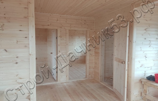 4 Каркасно-щитовой дом Д-3, 9х8.5м, 67.5 М², Московская область, Можайский район, деревня Старое Село. (13)